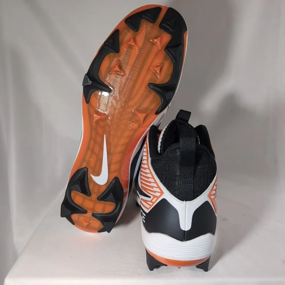 Nike Force Savage Pro 3 Football Cleats Mens 15 White Orange DA5453-106 NWOB
